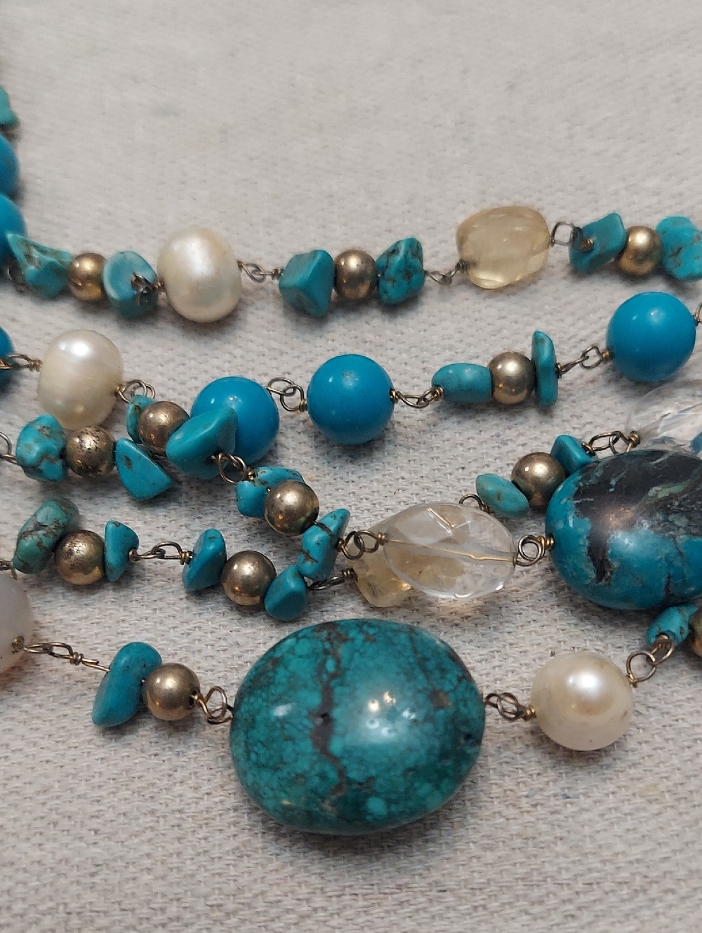 Multi-strand Turquoise Set - Picture 4 of 8